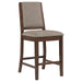Patterson - Upholstered Counter Chair (Set of 2) - Mango Oak - Simple Home Plus