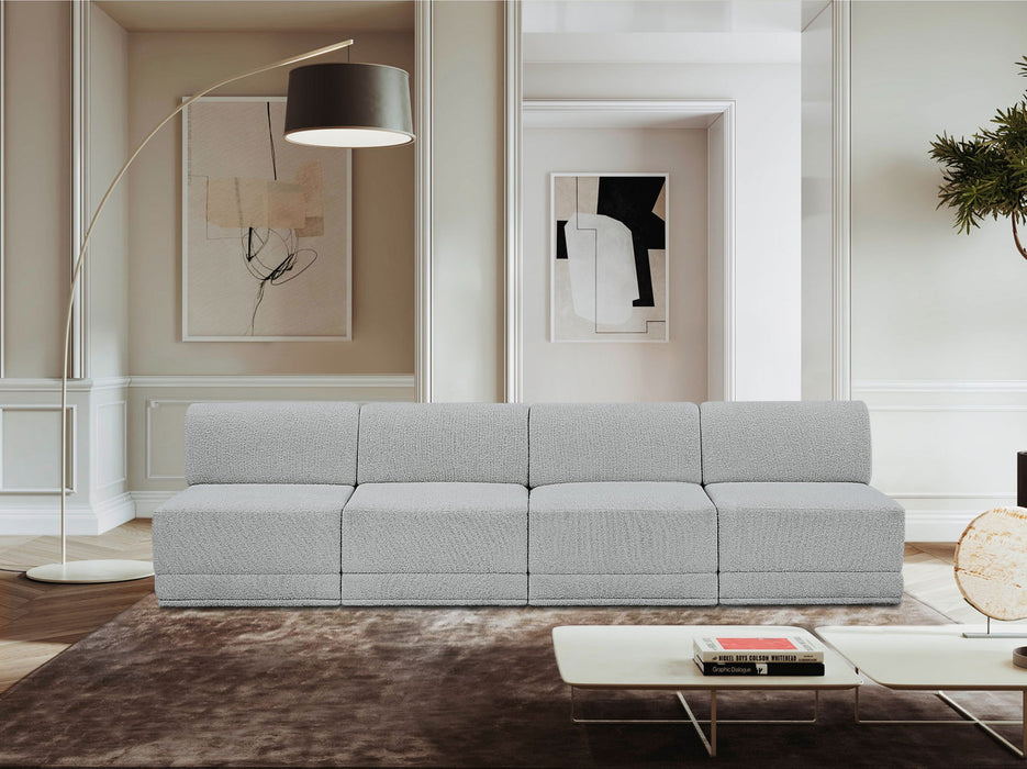 Ollie - 4 Seat Armless Modular Sofa - Simple Home Plus