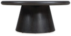 Bracken - French Black - Round Cocktail Table - Simple Home Plus