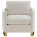 Corliss - Upholstered Arched Arm Accent Chair - Simple Home Plus