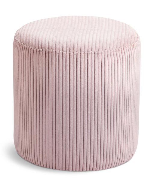 Roy - Round Microsuede Ottoman / Stool - Simple Home Plus