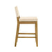 Yaneli - Contemporary Natural Wood Counter Height Kitchen Bar Stool - Simple Home Plus