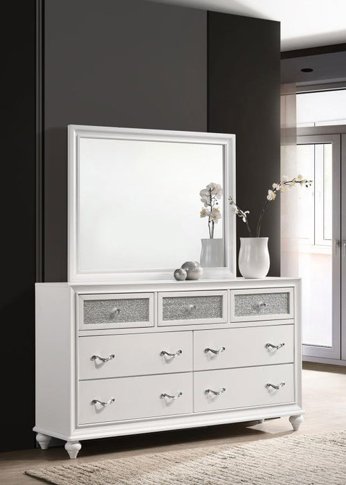 Barzini - 7-drawer Dresser With Mirror - Simple Home Plus