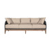 Orbit - Outdoor Patio Sofa - Weathered Eucalyptus / Taupe - Simple Home Plus