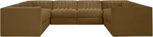 Rummi - Velvet Performance Fabric Upholstered Modular Sectional - Simple Home Plus