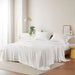 Cotton Blend Jersey Knit - Queen All Season Sheet Set - White - Simple Home Plus