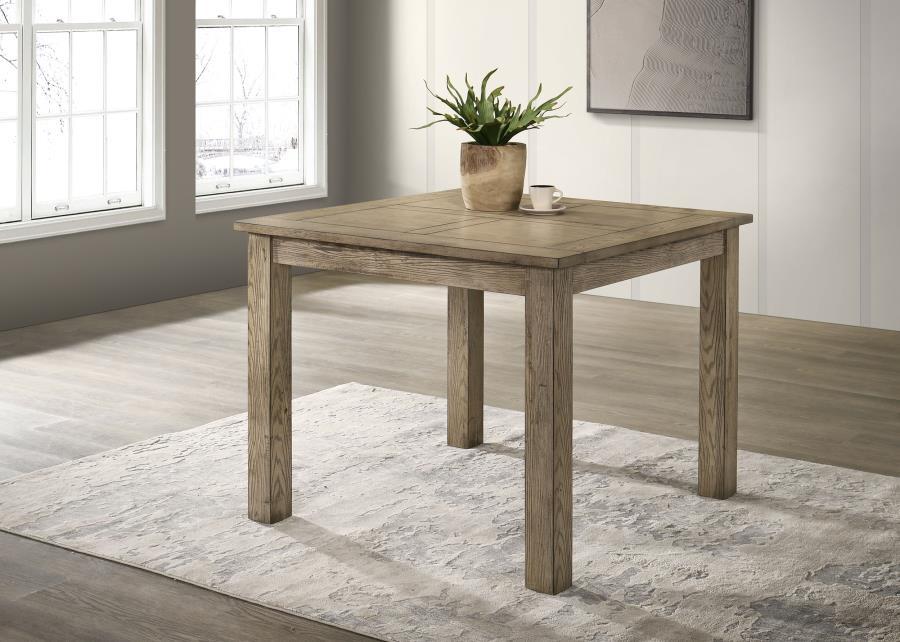 Cardova - Square Counter Height Dining Table - Vineyard Oak - Simple Home Plus