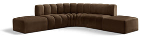 Arc - Velvet 6 Piece Corner Modular Sofa - Simple Home Plus