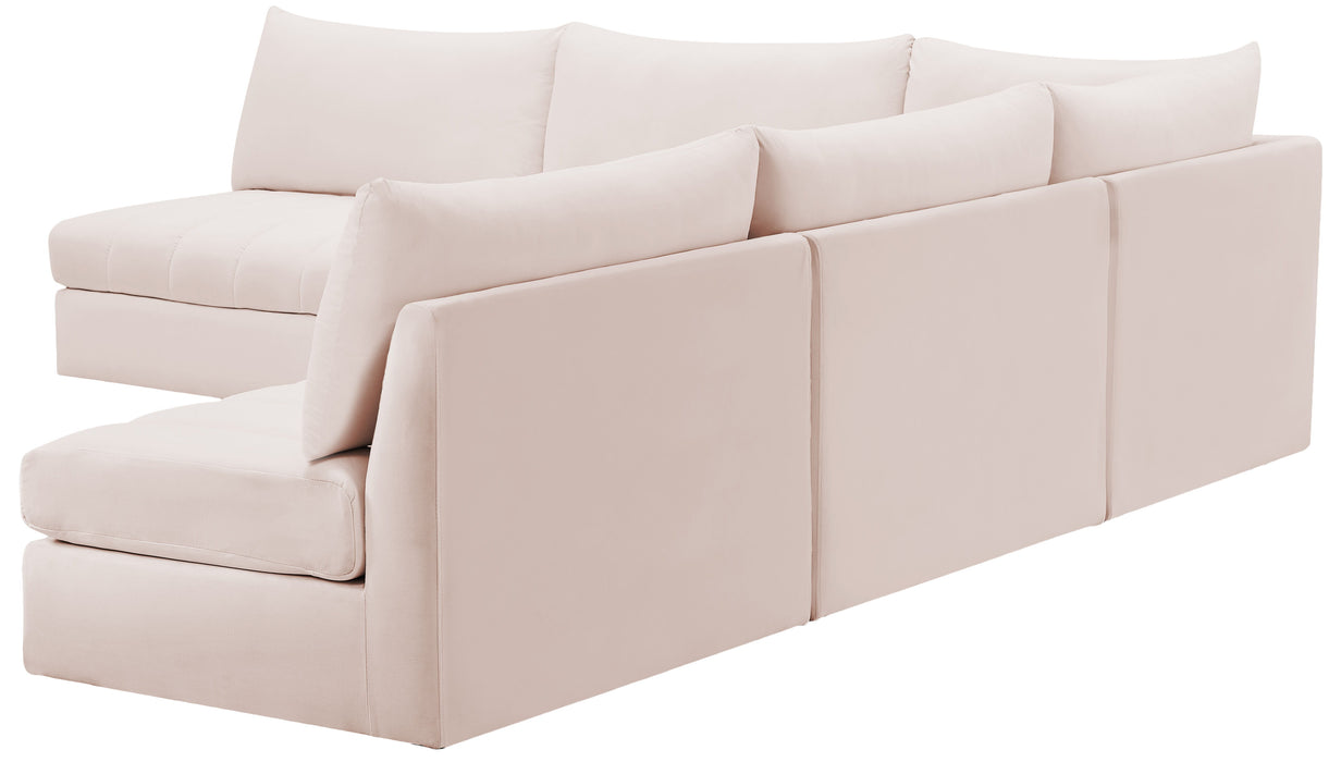 Jacob - Modular Corner Armless Sectional 5 Piece - Simple Home Plus