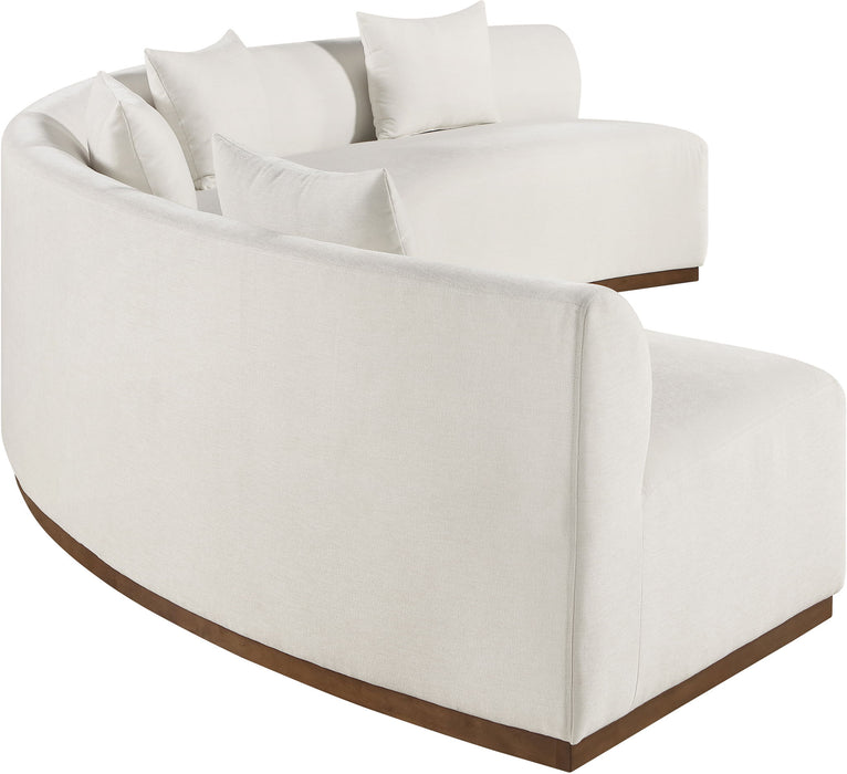 Avanti - 182.5" Chenille Fabric Upholstered 2 Piece Modular Sectional - Simple Home Plus