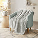 Zuri - Oversized Heated Throw - Gray Texture - Simple Home Plus