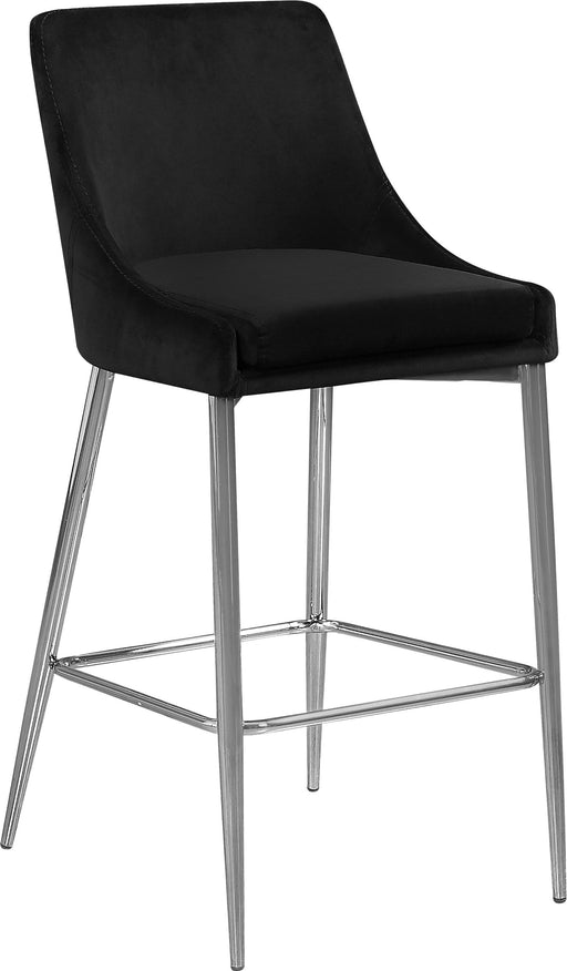 Karina - Stool with Chrome Legs (Set of 2) - Simple Home Plus