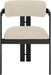 Aurum - Vegan Leather Upholstered Dining Chair With Graphite Black Base (Set of 2) - Simple Home Plus