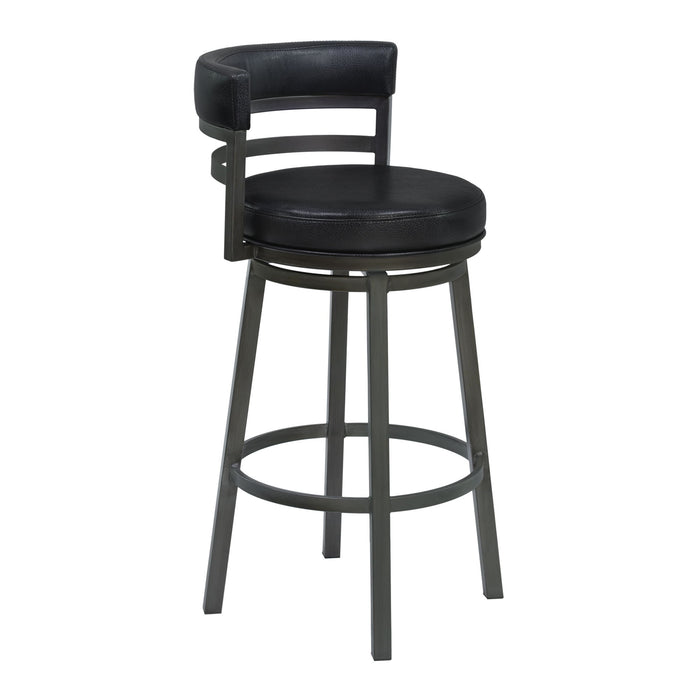 Madrid - Counter Height Swivel Bar Stool - Mineral - Simple Home Plus