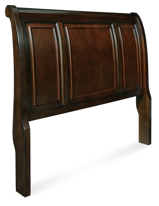 Porter - Headboard Queen Sleigh - Rustic Brown - Simple Home Plus