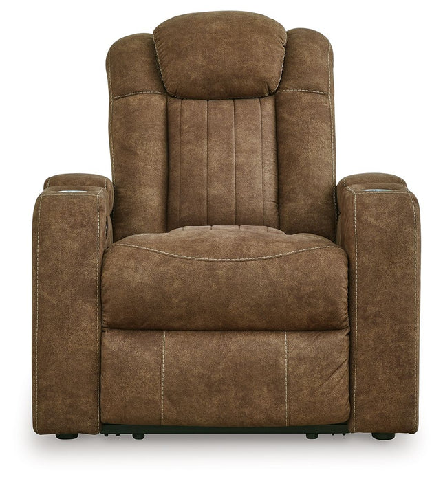 Wolfridge - Brindle - Power Recliner/Adj Headrest - Simple Home Plus