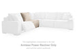 Carceri - Armless Power Recliner - Cashmere - Simple Home Plus