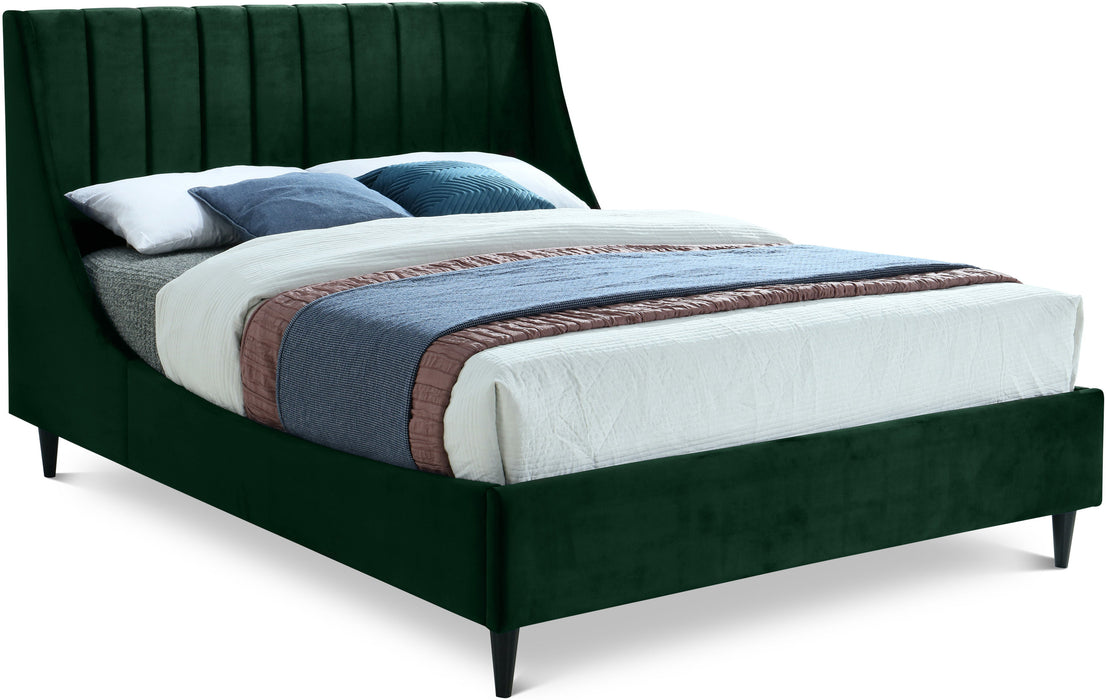 Eva - Velvet Bed - Simple Home Plus