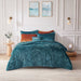 Felicia - Comforter Set - Teal - Simple Home Plus