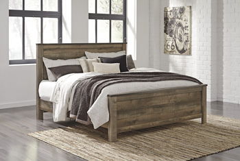 Trinell - King Panel Rails - Brown - Simple Home Plus