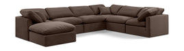 Indulge - Velvet 7 Piece Modular Sectional - Simple Home Plus
