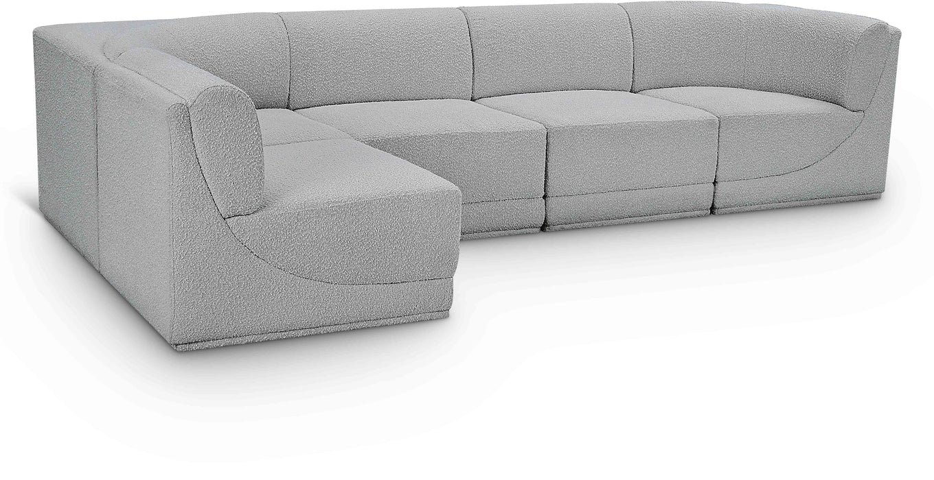 Ollie - 5 Piece Modular Sectional - Simple Home Plus