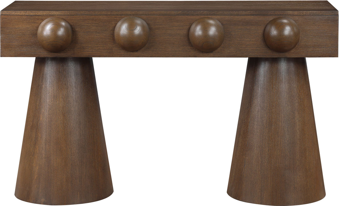 Bracciano - Oak Veneer Console Table - Simple Home Plus