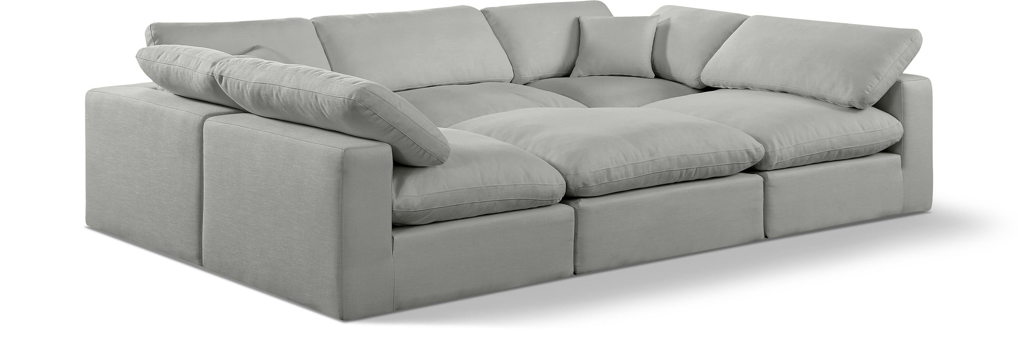 Comfy - 6 Piece Linen Sectional - Simple Home Plus