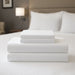 Percale Weave - King Premium Cotton Rich Sheet Set - Bright White - Simple Home Plus