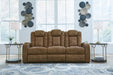 Wolfridge - Brindle - Power Reclining Sofa With Adj Headrest - Simple Home Plus