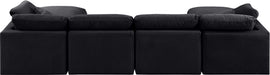 Indulge - Velvet 6 Piece Modular Double Chaise Sectional - Simple Home Plus