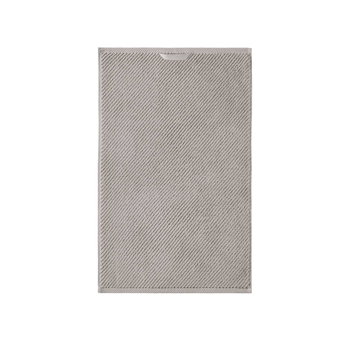 Diagonal Ribbed - 6 Piece Towels Set - Gray - Simple Home Plus