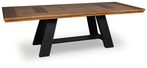 Greddinton - Brown / Black - Dining Extension Table - Simple Home Plus