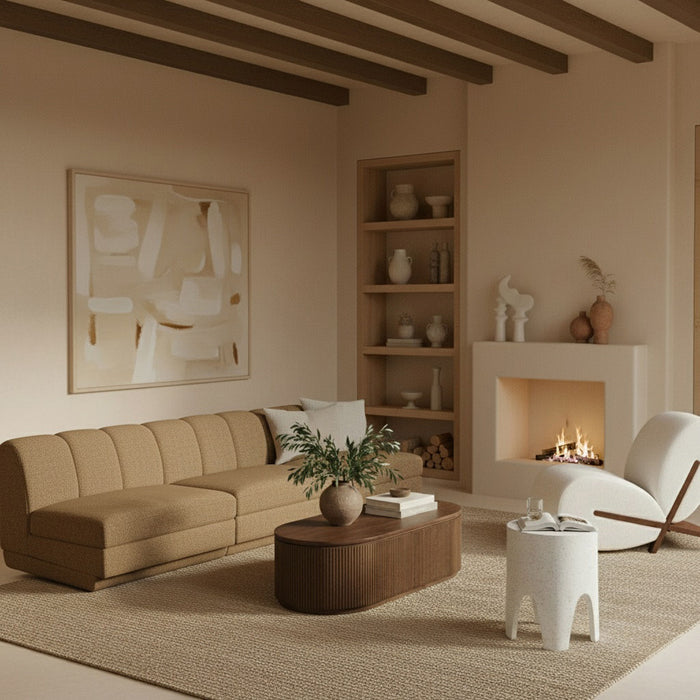 Modari - Sectional - Brown - Simple Home Plus