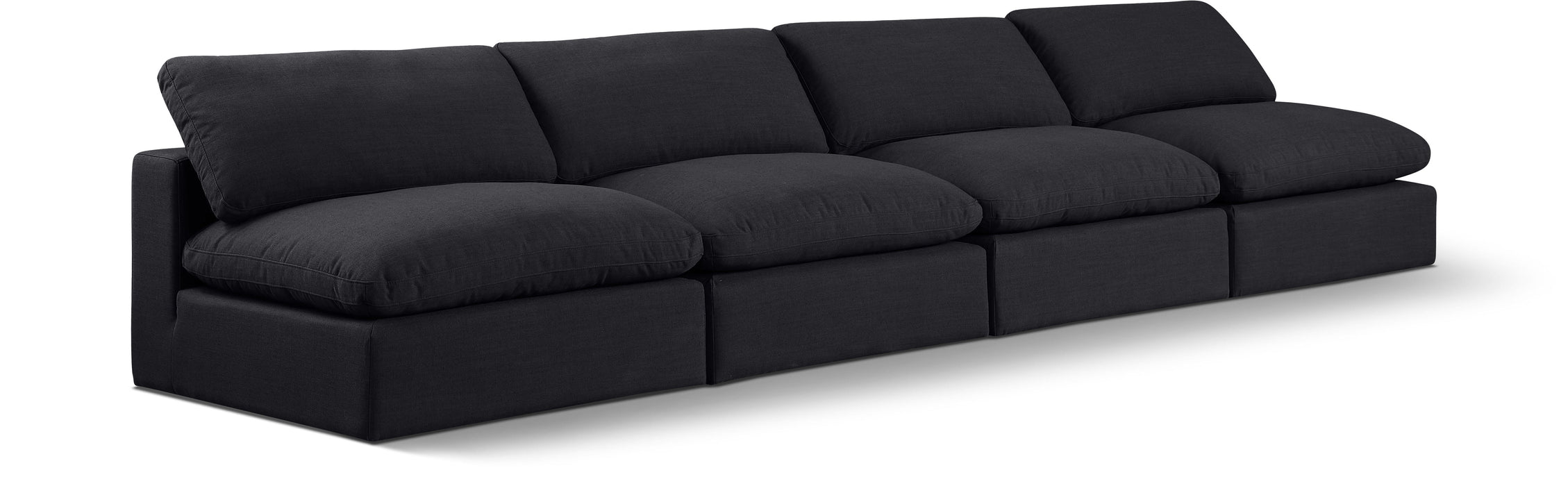 Comfy - Linen Modular Armless Sofa 4 Seats - Simple Home Plus
