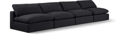 Comfy - Linen Modular Armless Sofa 4 Seats - Simple Home Plus
