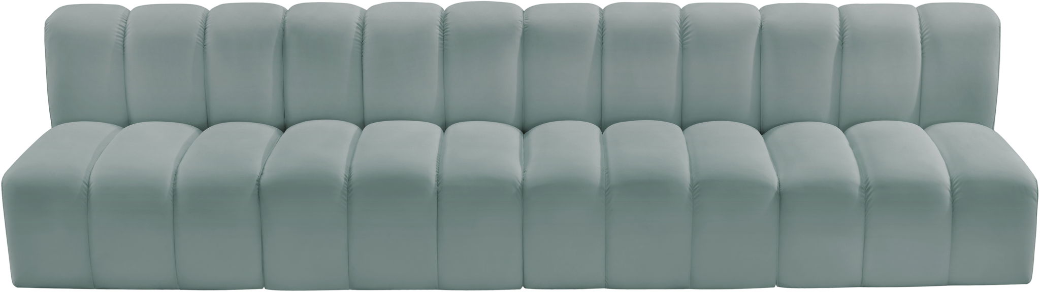 Arc - Faux Leather 4 Seats Modular Sofa - Simple Home Plus