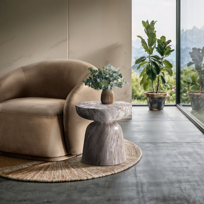 Avellino - Concrete End Table - Simple Home Plus