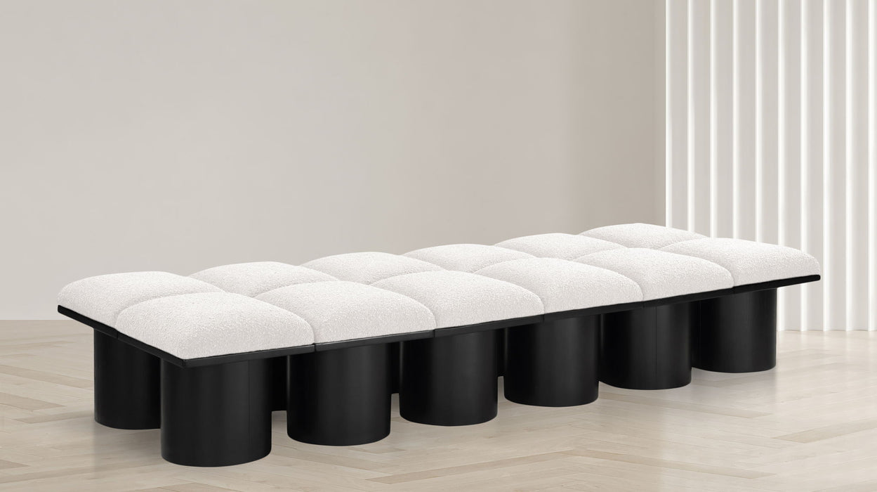 Pavilion - 12 Piece Modular Bench With Black Base - Simple Home Plus