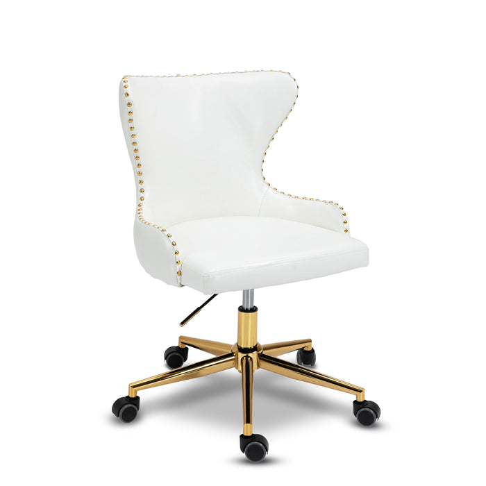 Hendrix - Office Chair with Gold Legs - Simple Home Plus
