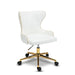 Hendrix - Office Chair with Gold Legs - Simple Home Plus