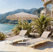Amalfi - Aluminum Patio Umbrella - White Base / White Pole - Simple Home Plus