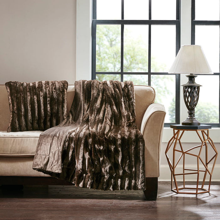 Duke - Square Pillow - Brown - Simple Home Plus