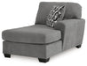 Birkdale Court - Raf Corner Chaise - Gray - Simple Home Plus