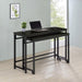 Hawes - 4 Piece Multipurpose Counter Height Table Set - Black - Simple Home Plus