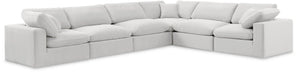 Comfy - 6 Piece Velvet Modular Corner Sectional - Simple Home Plus