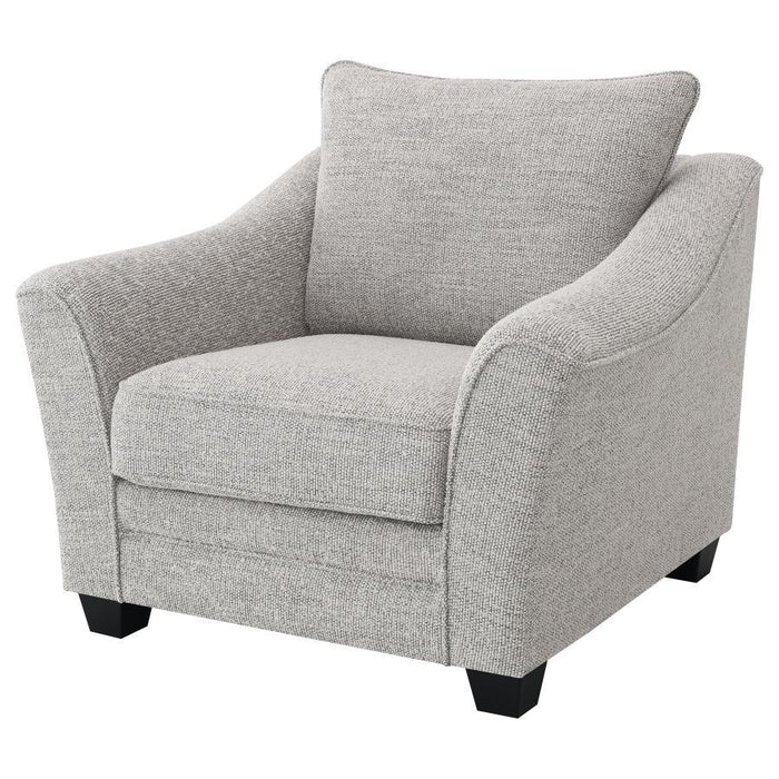 Tomkins - Boucle Upholstered Chair - Light Gray - Simple Home Plus