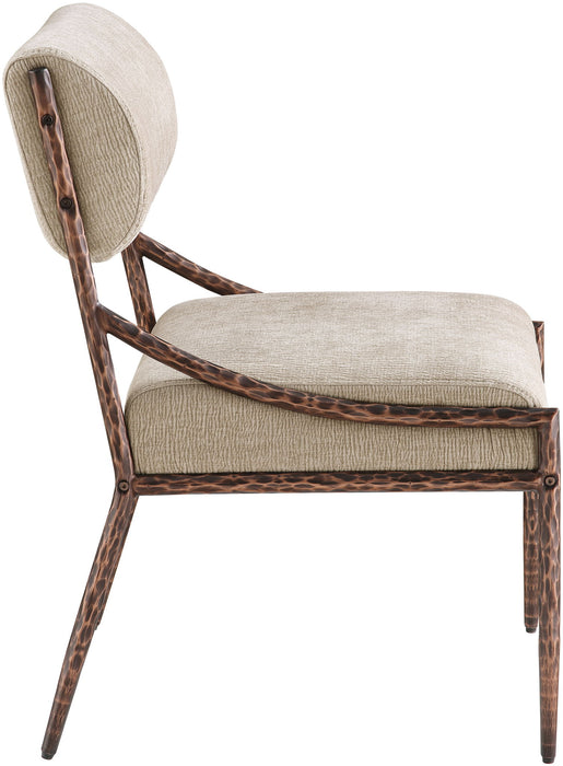 Bastille - Upholstered Dining Side Chair (Set of 2) - Bronze Frame - Simple Home Plus