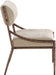 Bastille - Upholstered Dining Side Chair (Set of 2) - Bronze Frame - Simple Home Plus