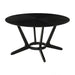 Santana - Round Dining Table Set - Black - Simple Home Plus